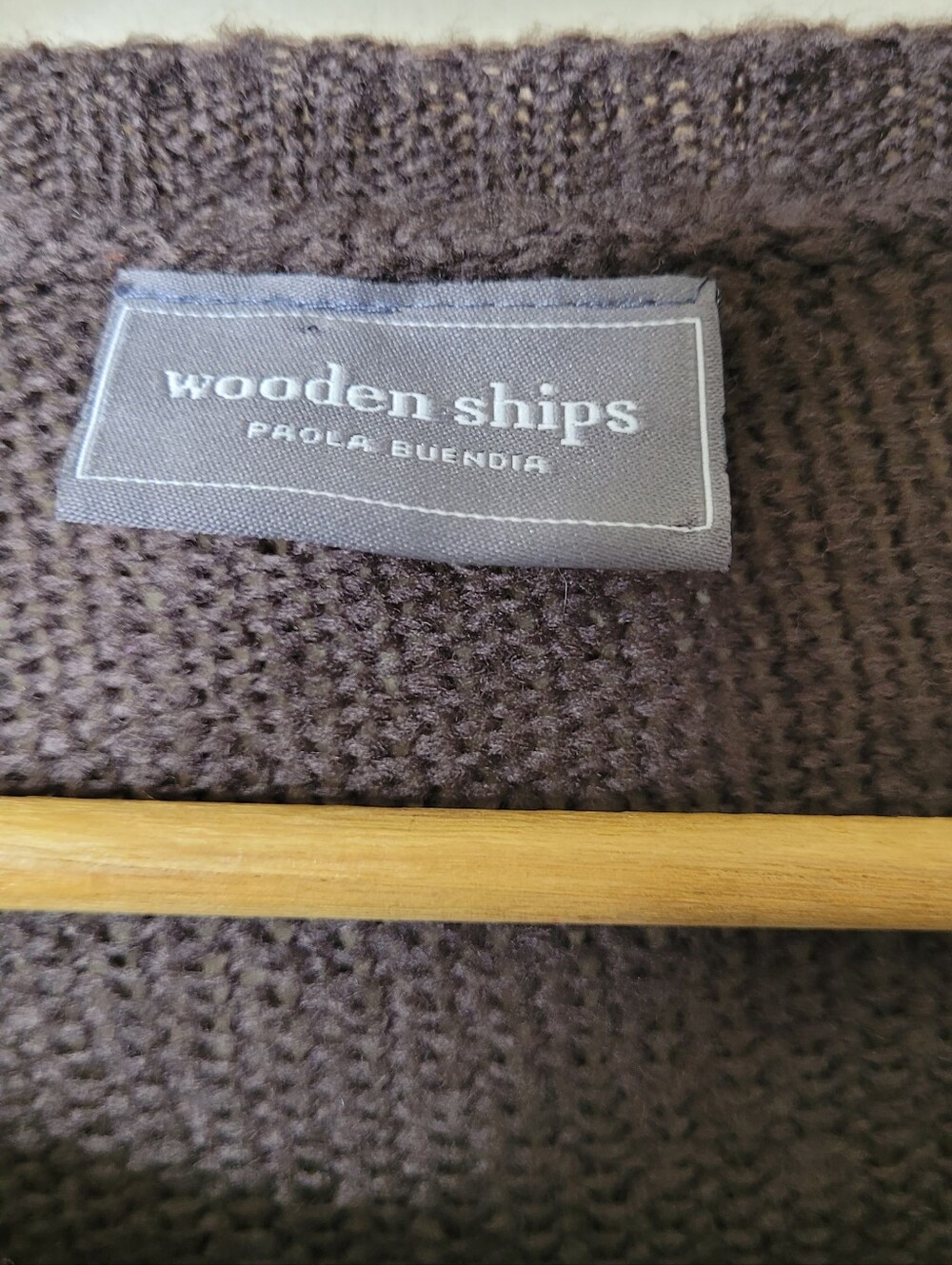 Wooden Ships Brown Gold Tiger Sweater - Picture 5 of 6